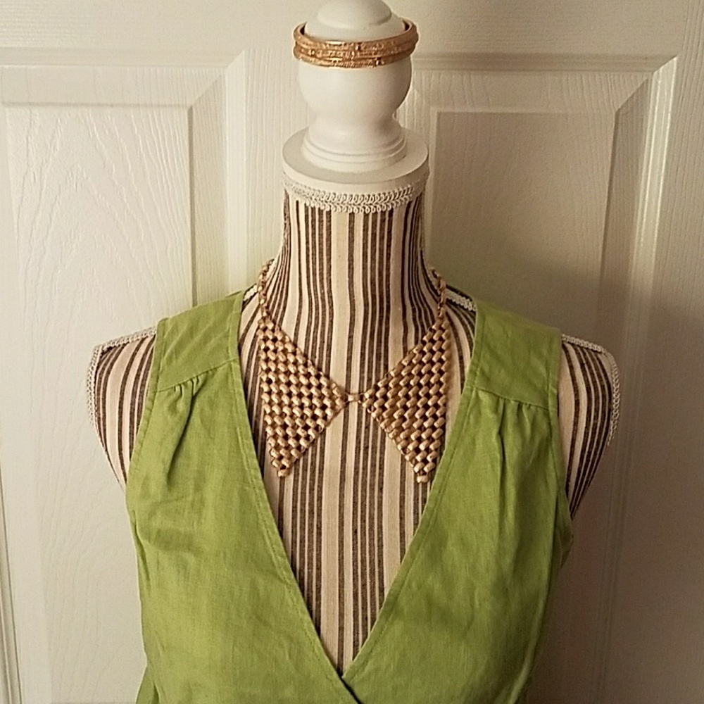 Beautiful linen tank-🔸🔶Garnet Hill🔶🔸